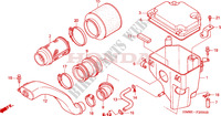 AIR CLEANER dla Honda TRX 250 FOURTRAX RECON Standard 2004