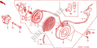 RECOIL STARTER dla Honda TRX 250 FOURTRAX RECON Electric Shift 2004