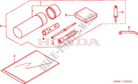 TOOL dla Honda TRX 250 FOURTRAX RECON Standard 2004