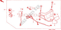 TRAILER HITCH SET (A/CM) dla Honda TRX 250 FOURTRAX RECON Electric Shift 2003