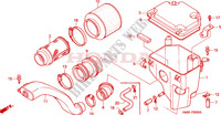 AIR CLEANER dla Honda TRX 250 FOURTRAX RECON 2000