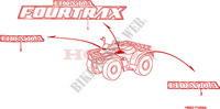MARK (1) dla Honda TRX 250 FOURTRAX RECON 2001