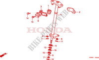 STEERING SHAFT dla Honda TRX 250 FOURTRAX RECON 2000