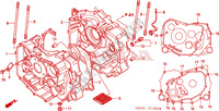 CRANKCASE dla Honda FOURTRAX 450 FOREMAN 4X4 Electric Shift 2002