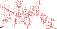 FRONT BRAKE MASTER CYLINDER (TRX500FA5/6/7/8) dla Honda FOURTRAX 500 FOREMAN RUBICON Hydrostatic 2008
