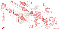 KNUCKLE (TRX500FA5/6/7/8) dla Honda FOURTRAX 500 FOREMAN RUBICON Hydrostatic 2007