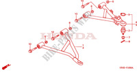 FRONT SUSPENSION ARM (TRX350TM/TE) dla Honda FOURTRAX 350 RANCHER Electric Shift 2002