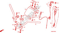 HANDLE PIPE (TRX250EX1/2/3/4/5) dla Honda TRX 250 SPORTRAX EX 2004