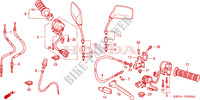 LEVER   SWITCH   CABLE (3) dla Honda CB 250 TWO FIFTY 1999