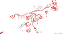 WIRE HARNESS/ IGNITION COIL(CM) dla Honda XR 250 R 1996