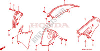 BODY COVER dla Honda AROBASE 150 2005