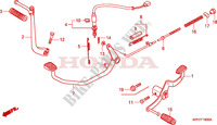 KICK STARTER ARM   BRAKE PEDAL   GEAR LEVER dla Honda INNOVA 125 2009