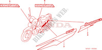 STRIPE/MARK (ANF1253/5/6) dla Honda INNOVA 125 2004