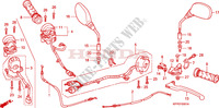 LEVER   SWITCH   CABLE dla Honda CBR 125 NOIR 2010