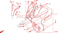FRONT COWL (FES1257/A7)(FES1507/A7) dla Honda S WING 150 FES SPECIAL 2007