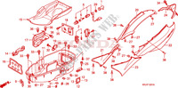 REAR COWL   LUGGAGE BOX (FES1257/A7)(FES1507/A7) dla Honda S WING 150 FES SPECIAL 2007