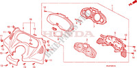 SPEEDOMETER (FES1257/A7)(FES1507/A7) dla Honda S WING 150 FES 2007
