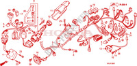 WIRE HARNESS (FES1257/A7)(FES1507/A7) dla Honda S WING 150 FES 2007