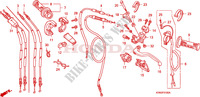LEVER   SWITCH   CABLE dla Honda CRF 250 R BLACK 2008