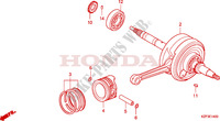 CRANKSHAFT dla Honda INNOVA 125 2011