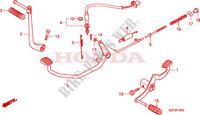 KICK STARTER ARM   BRAKE PEDAL   GEAR LEVER dla Honda INNOVA 125 2010