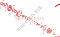 KICKSTARTER AXLE dla Honda INNOVA 125 2010
