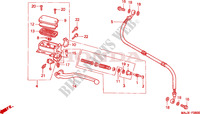 CLUTCH MASTER CYLINDER dla Honda PAN EUROPEAN ST 1100 ABS 2000