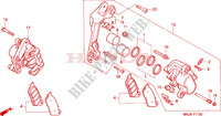 FRONT BRAKE CALIPER dla Honda PAN EUROPEAN ST 1100 2000