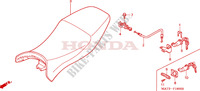 SEAT dla Honda CBR 1100 SUPER BLACKBIRD 50TH 1998