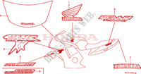 STRIPE/MARK (X/Y/1/2/3/4) dla Honda CBR 1100 SUPER BLACKBIRD 2002