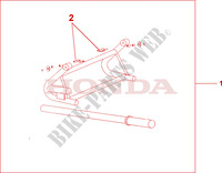 REAR MAINTENANCE STAND VT600C dla Honda SHADOW VT 750 2001