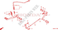 BRAKE PEDAL dla Honda CBR 600 F4 2000