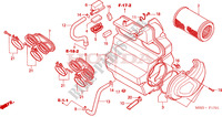 AIR CLEANER (CB600F3/4/5/6) dla Honda CB 600 F HORNET 50HP 2003