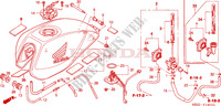 FUEL TANK (CB600F3/4/5/6) dla Honda CB 600 F HORNET 50HP 2004