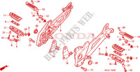 FOOTREST dla Honda CB 1100 X11 2000