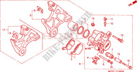 REAR BRAKE CALIPER dla Honda VTR 1000 SP2 RC51 2002