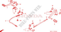 PEDAL dla Honda CBR 929 RR FIREBLADE 2000