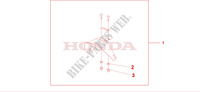HEAD LIGHT VISOR dla Honda SHADOW VT 750 2001