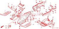 FLOOR PANEL   SIDE SKIRT dla Honda SILVER WING 600 ABS 2005