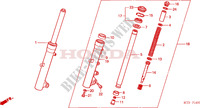 FRONT FORK dla Honda SILVER WING 600 ABS 2005