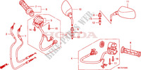 LEVER   SWITCH   CABLE dla Honda SILVER WING 600 ABS 2006