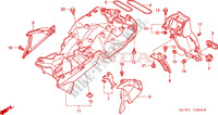 REAR FENDER dla Honda VFR 800 ABS INTERCEPTOR 2002