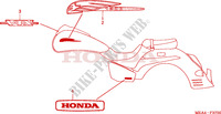 STICKERS dla Honda VTX 1300 2004