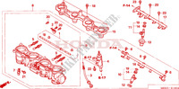THROTTLE BODY (CBR600RR5/6) dla Honda CBR 600 RR CHARPENTIER 2006