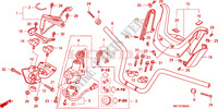 HANDLE PIPE/HANDLE COVER (FJS400D8) dla Honda SILVER WING 400 2008