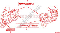 STICKERS (FJS400D9/FJS 400A) dla Honda SILVER WING 400 2009
