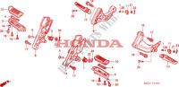 FOOTREST dla Honda CB 1300 ABS FAIRING 2005