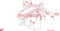 FRONT FENDER dla Honda CB 1300 BI COULEUR 2004