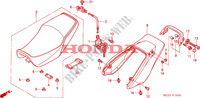 SEAT   REAR COWL dla Honda CB 1300 TWO TONE 2003