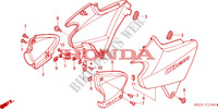SIDE COVERS (CB1300F/F1) dla Honda CB 1300 BI COULEUR 2003